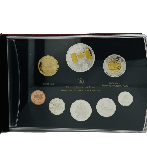 2005 40th Anniversary of the Canada Flag Double Dollar Proof Set