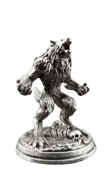 Werewolf Silver Figurine