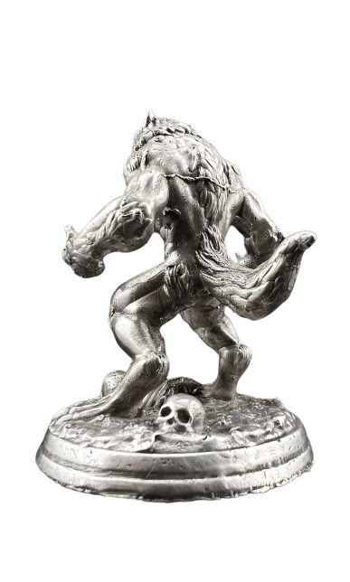 Werewolf Silver Figurine