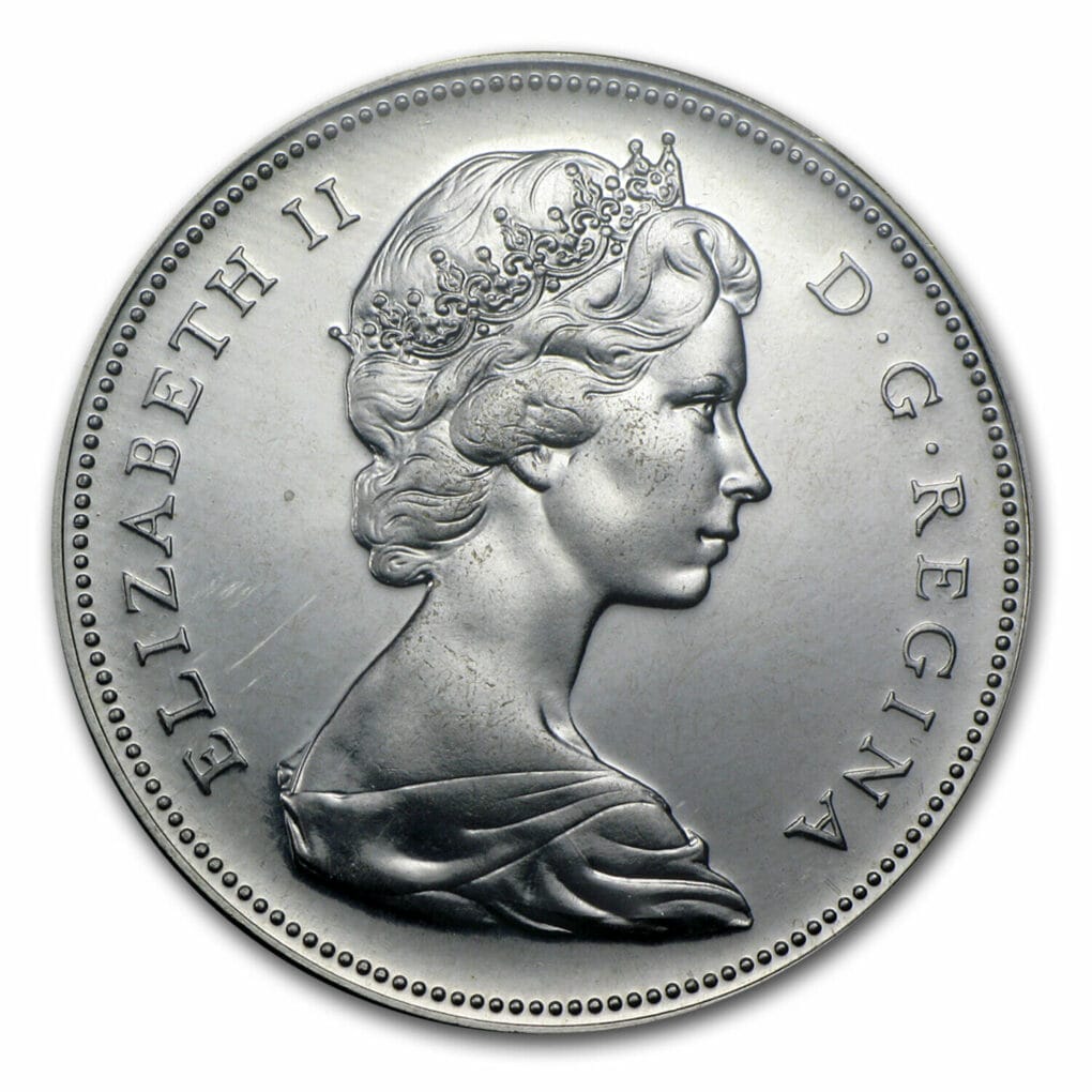 1967 $1 Canadian Goose Confederation Centennial Silver Coin - Various Condition