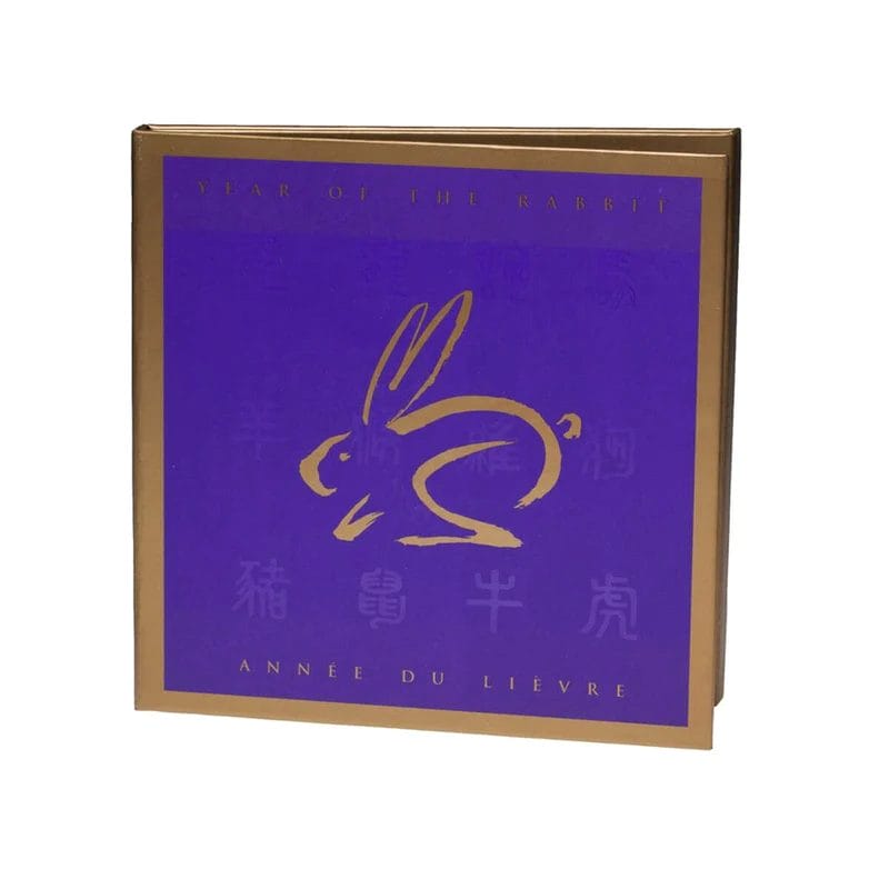 1999 $15 Year of the Rabbit Silver Coin and Stamp Set