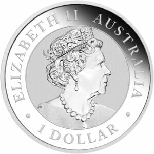 2022 $1 Australia 1oz Silver Kookaburra Reverse Proof Coin - 9999