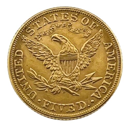 1882 $5 Liberty Head Half Eagle