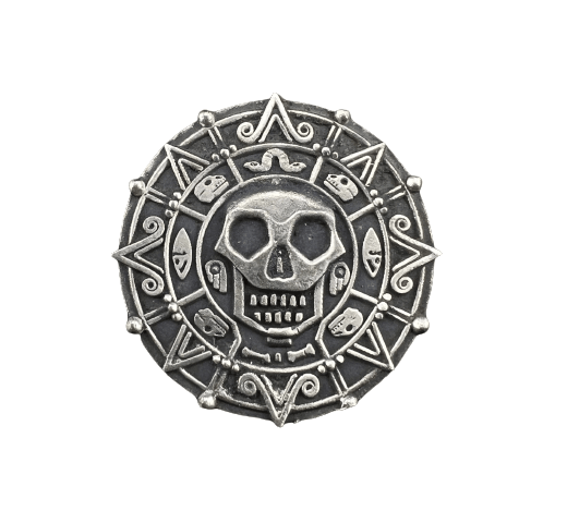 Pirate Treasure Silver Coin