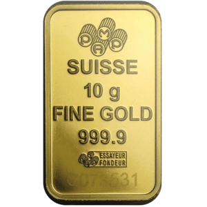10g Pamp Suisse Lady Fortuna Gold Bar - 9999