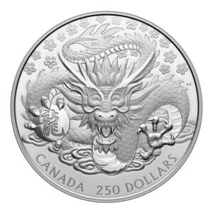 2024 $250 Lunar Year of the Dragon Silver Coin (Kilo) - 9999