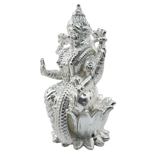 Laxmi Puja Silver Figurine