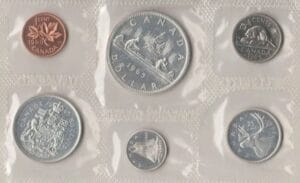 1965 $1 Voyageur Silver BU Set - Sealed