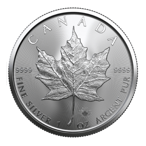 2023 1 oz Silver Maple Leaf Tube - (25 Coins)