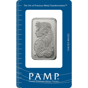 1 oz PAMP Suisse Lady Fortuna Platinum Bar