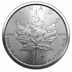 1 oz Platinum Maple Leaf (Random Year)