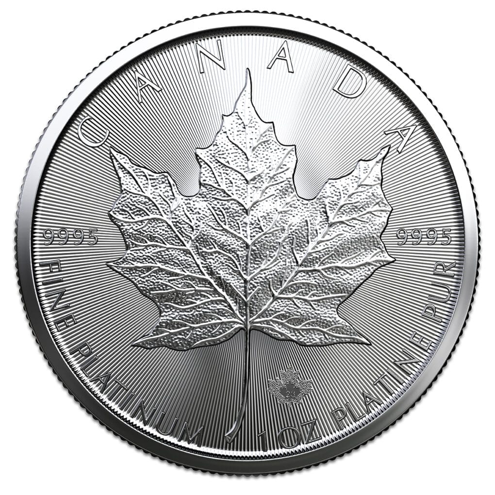 1 oz Platinum Maple Leaf (Random Year)