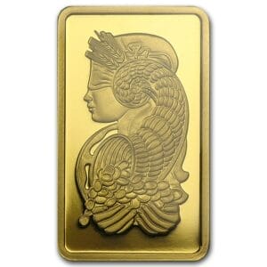 5 gram Pamp Suisse Lady Fortuna Gold Bar - Reverse
