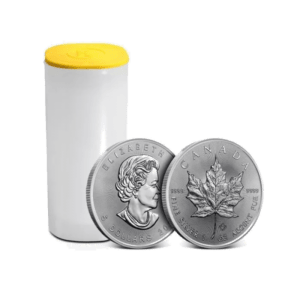 2023 1 oz Silver Maple Leaf Tube - (25 Coins)