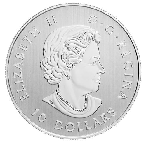 2018 $10 Maple Leaves Silver Coin - 9999