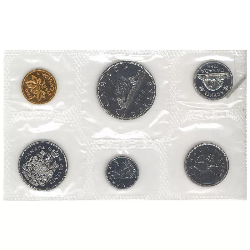 1968 Uncirculated 6-Coin Set (Proof-Like)
