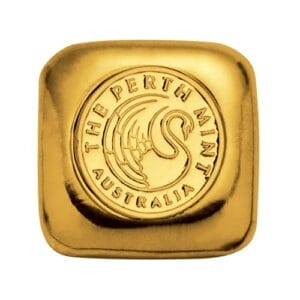 1oz Perth Mint Cast Gold Bar