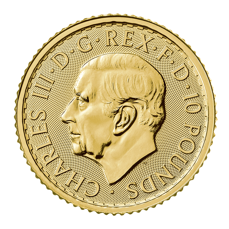 2023 1/10 oz Gold Britannia Coin Rev