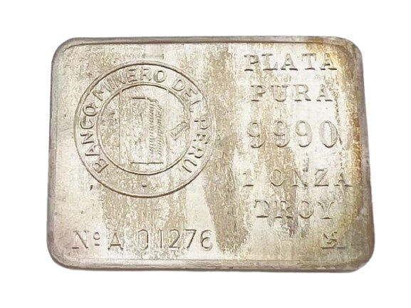 Vintage 1 oz Plata Pura Silver Bar - 999 (01276)