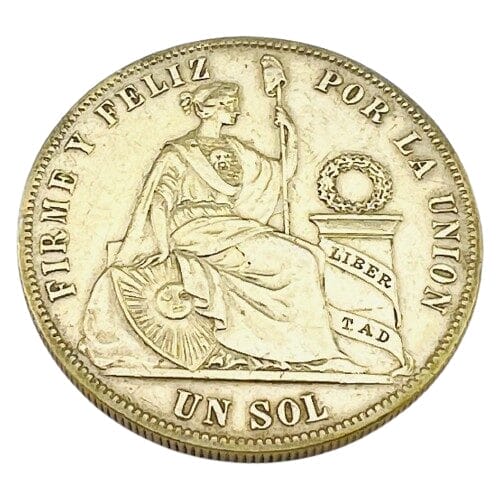 1869 1 Sol of Peru