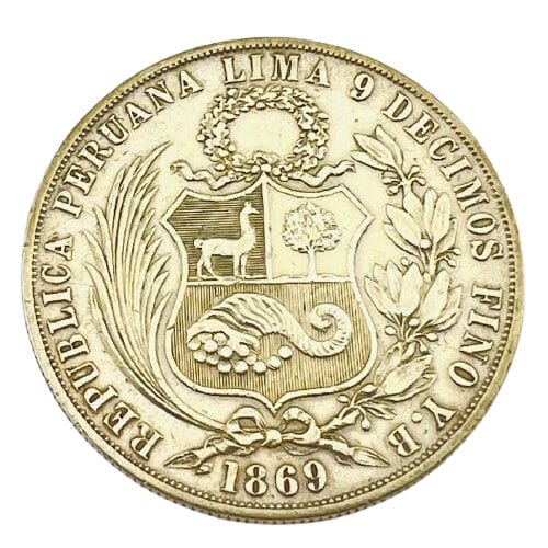1869 1 Sol of Peru