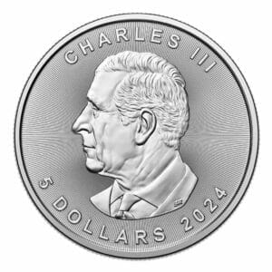 2024 Buy Silver Maple Leaf Coin King Charles Iii