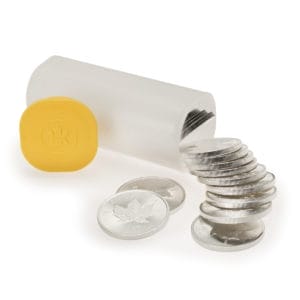 2024 1 oz Silver Maple Leaf Tube - (25 Coins)