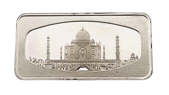 Singapore Airlines Limited Edition Silver Ingot - Taj Mahal