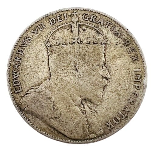 1909 50 cent Newfoundland Silver Coin