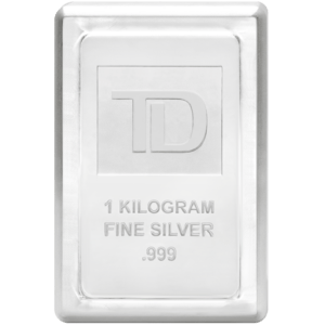 1 kilo TD Silver Stacker Bar - 999