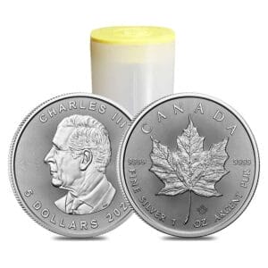 25 x 1 oz 2024 Silver Maple Leaf Coins | Online only