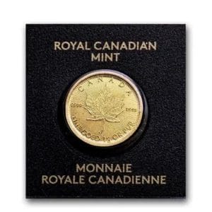 1 gram Gold Maple Leaf Coin (Random Year)