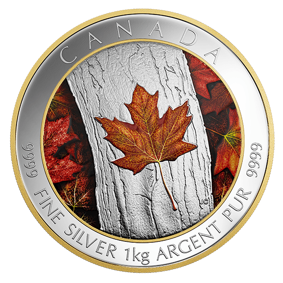 2016 1 Kilo $250 Maple Leaf Forever Silver Coin - 9999 (106/500)