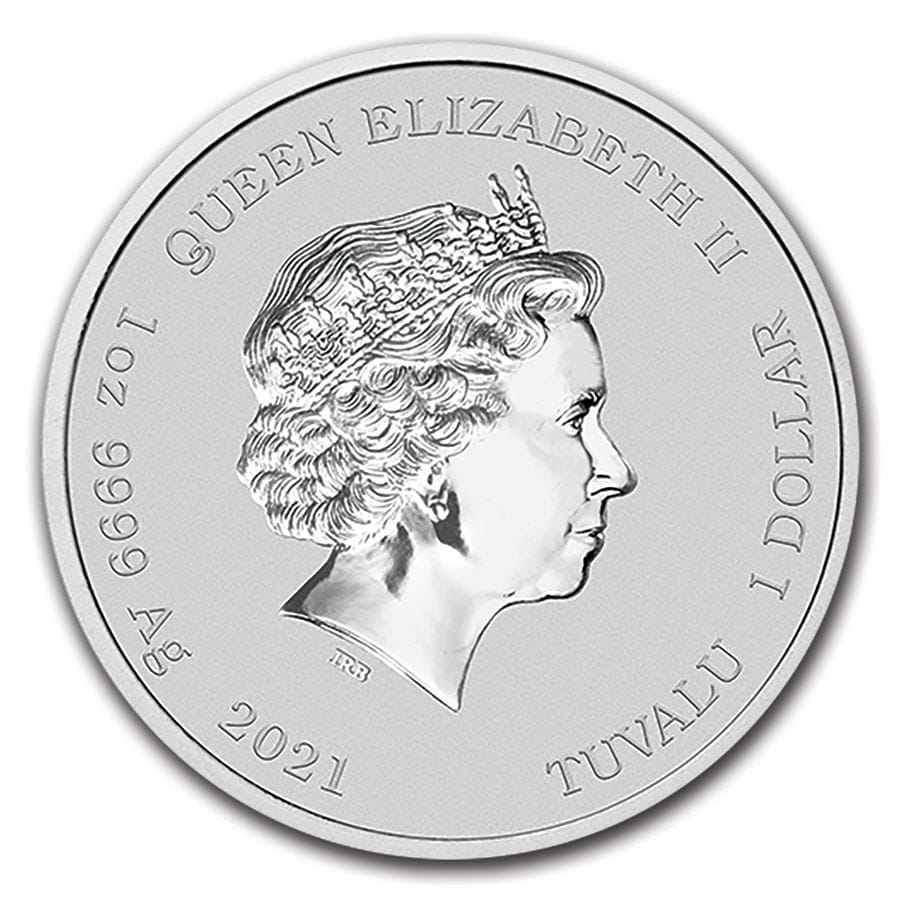 2021 $1 James Bond 007 Silver Coin - 9999