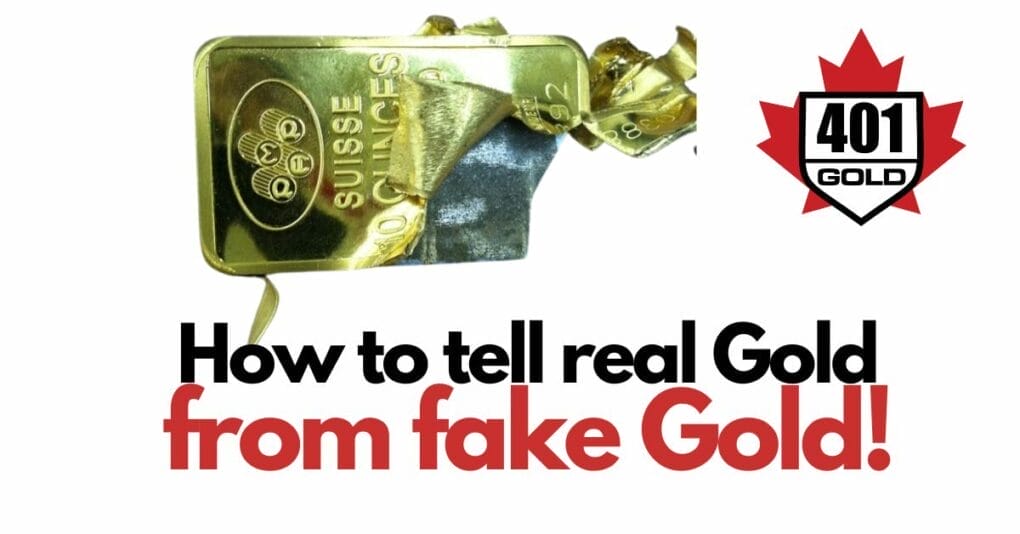 How to Tell Real Gold from Fake Gold? 401Gold Inc