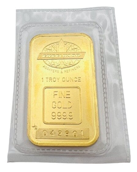 1 oz Vintage Engelhard Gold Bar - 9999 (042901)