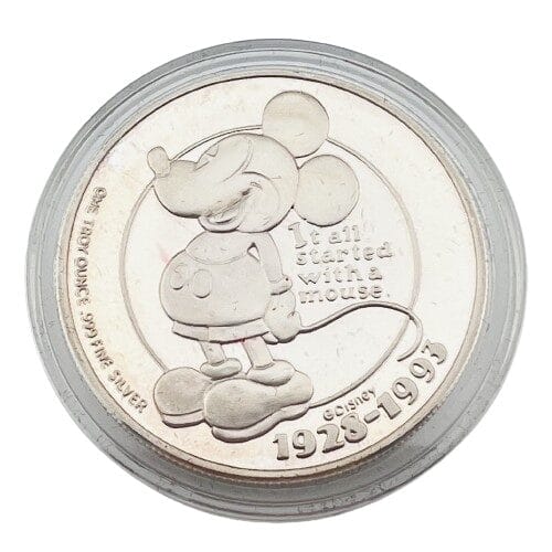 アクセサリー Mickey Mouse/Vintage Silver Coin PD Mickey mouse silver coin-100 year to disney | eBay