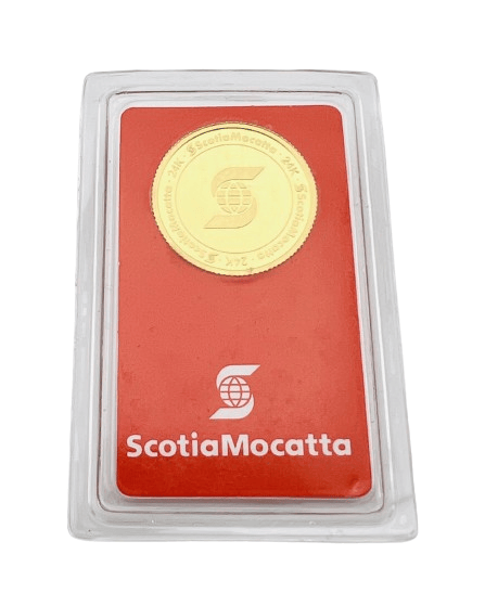 8 gram ScotiaMocatta Gold Round - 9999