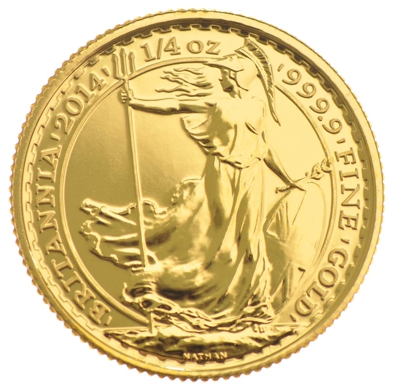 2014 1/4 oz Britannia Gold Coin - 9999
