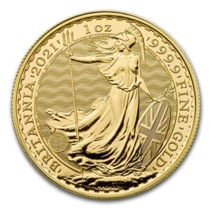 2021 1 oz Britannia Gold Coin - 9999