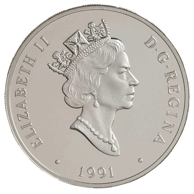 1991 $20 Aviation Series 1: De Havilland Beaver Sterling Silver Coin - (Coin 4 of 10)