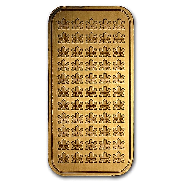 5 oz Royal Canadian Mint Gold Bar - 9999
