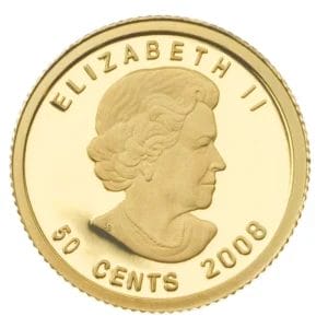 2008 50c De Havilland Beaver Gold Coin - 9999