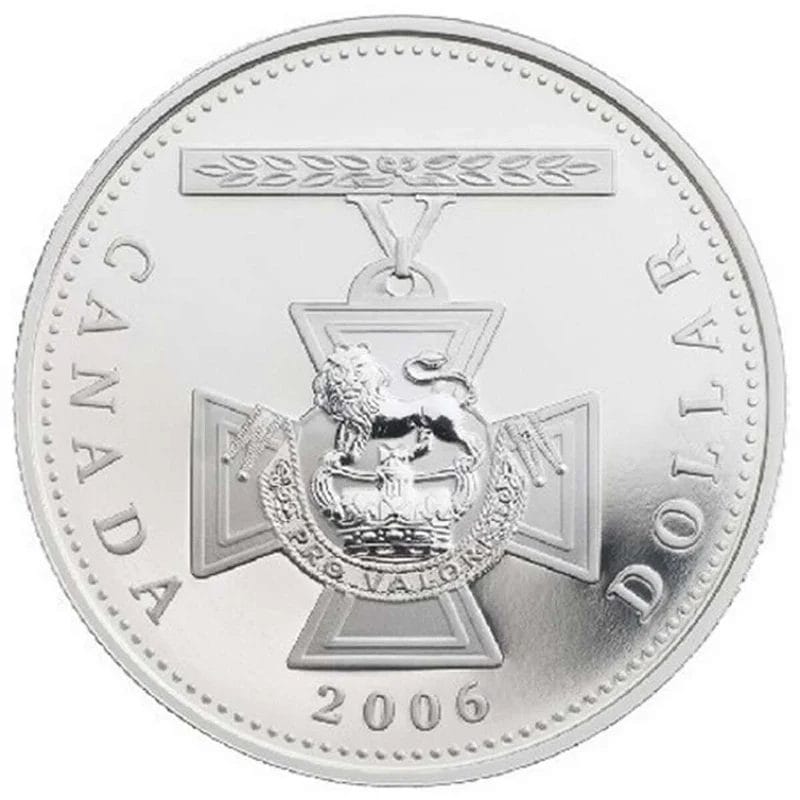 2006 $1 150th Anniversary of the Victoria Cross Silver Coin - 9999
