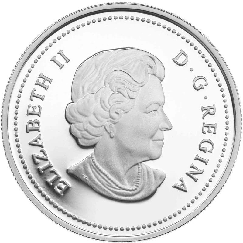 2010 $1 100th Anniversary of The Canadian Navy Sterling Silver Coin