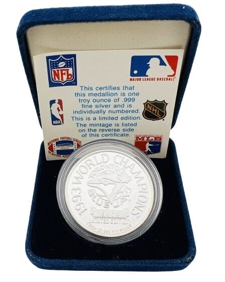 1993 MLB オールスター ゲーム 1 オンス .999 シルバー 銀貨 1993 1 oz Toronto Blue Jays World Champions Silver Coin